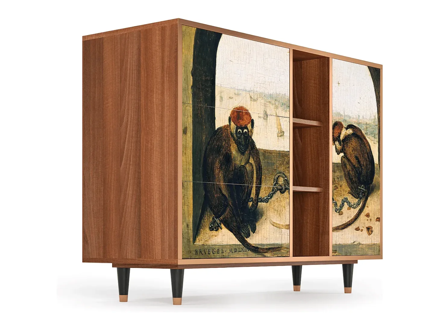 Aparador - 125x98x48 cm - BS2 - Two Monkeys, Nogal