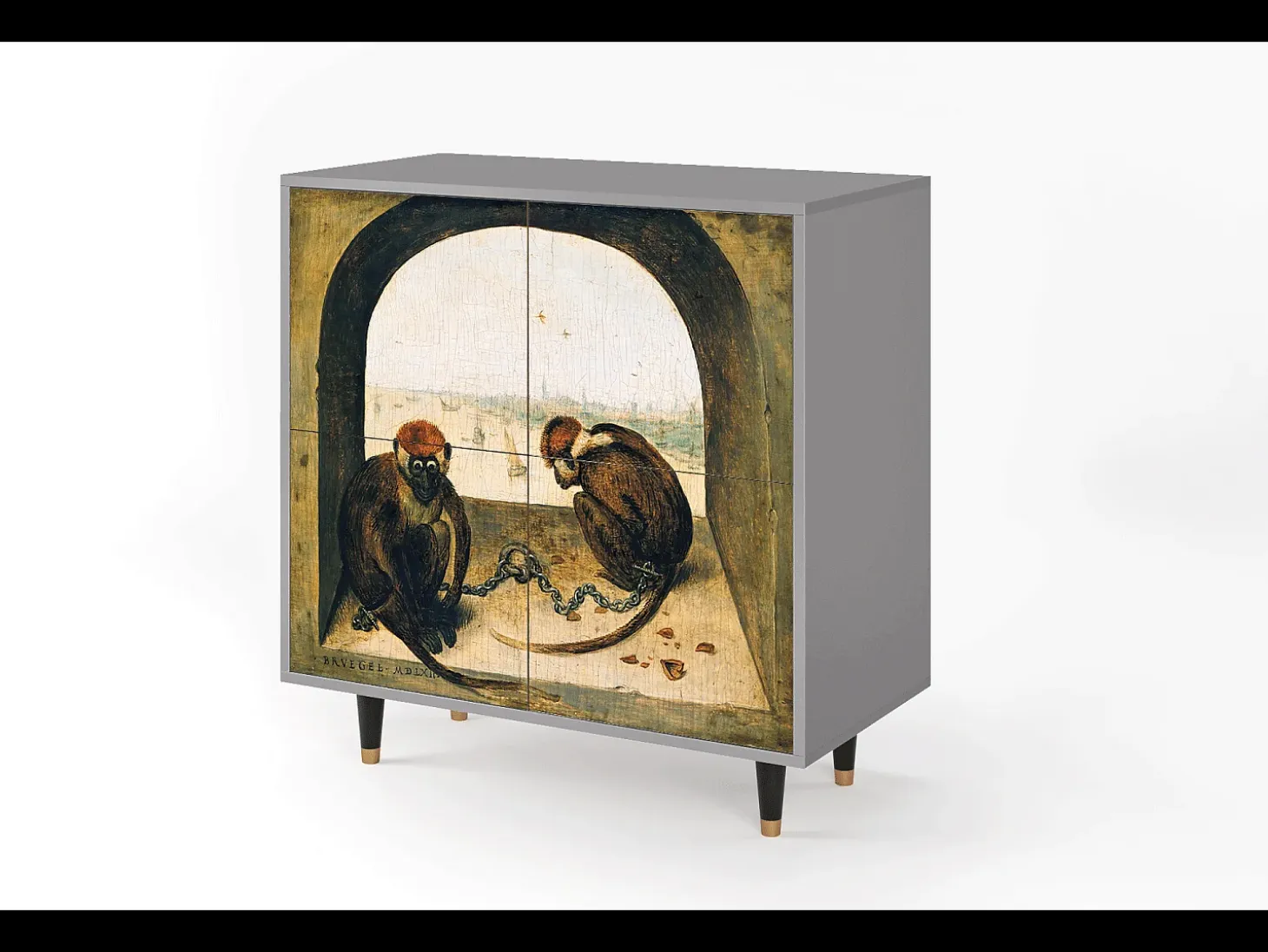 Aparador - 94x96x48 cm - BS3 - Two Monkeys, Gris