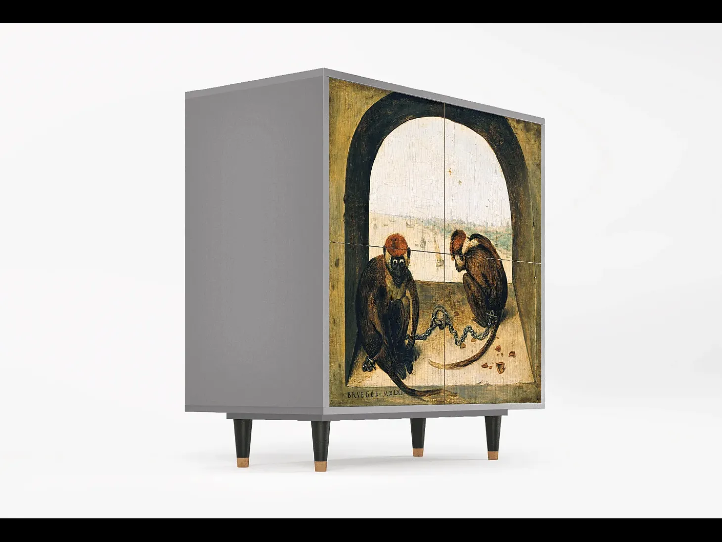 Aparador - 94x96x48 cm - BS3 - Two Monkeys, Gris
