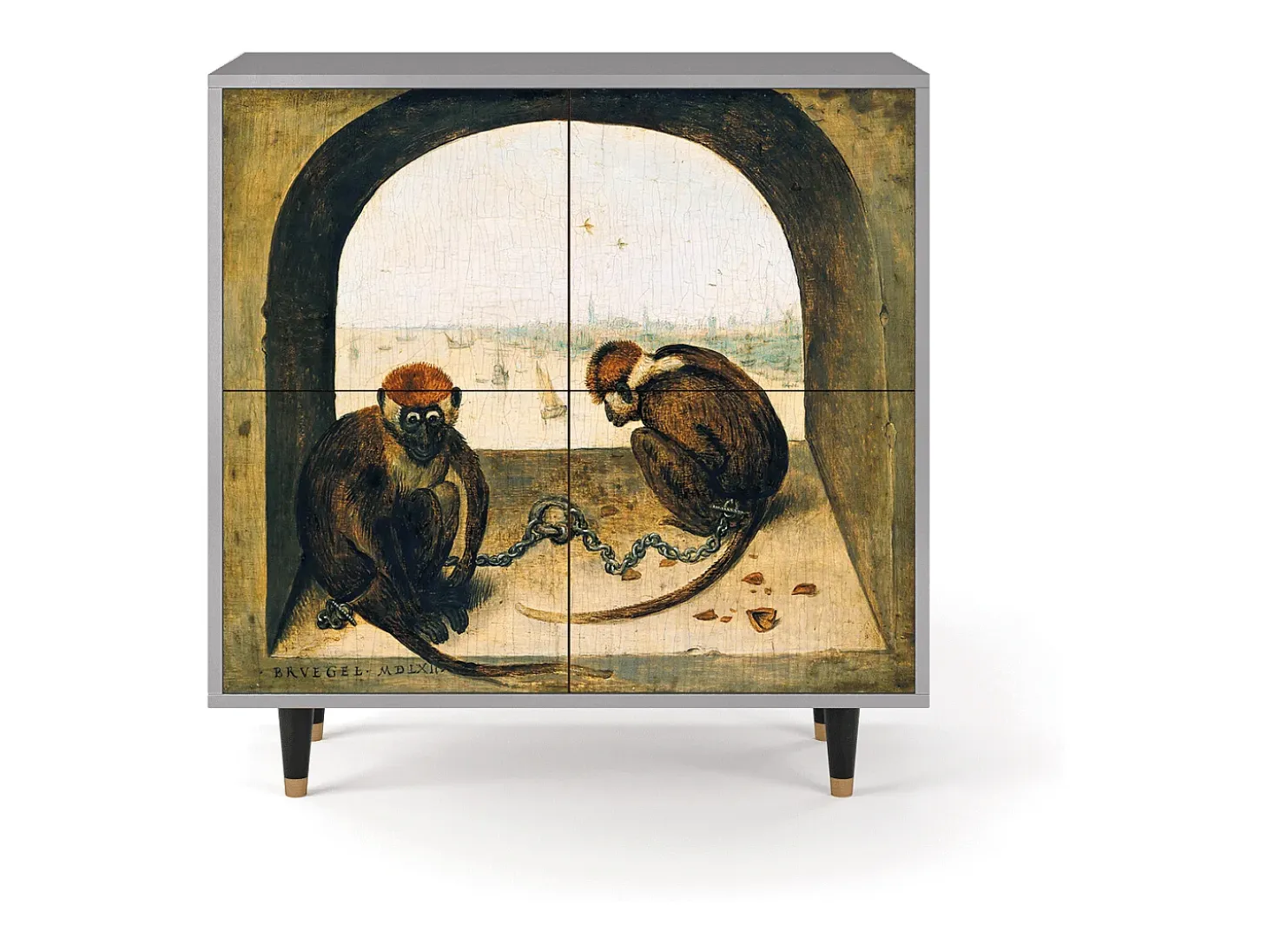 Aparador - 94x96x48 cm - BS3 - Two Monkeys, Gris