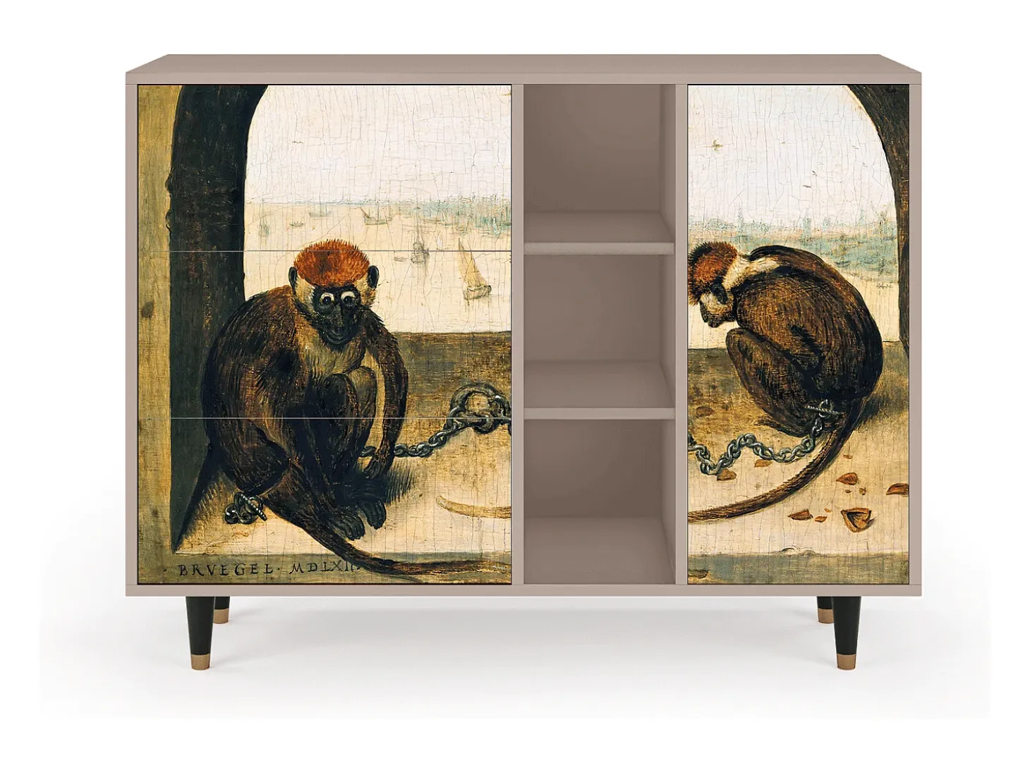 Aparador - 125x98x48 cm - BS2 - Two Monkeys, Latte
