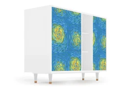 Aparador - 125x98x48 cm - BS2 - Van Gogh Lights, Blanco