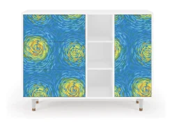 Aparador - 125x98x48 cm - BS2 - Van Gogh Lights, Blanco