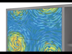 Aparador - 125x98x48 cm - BS2 - Van Gogh Lights, Gris