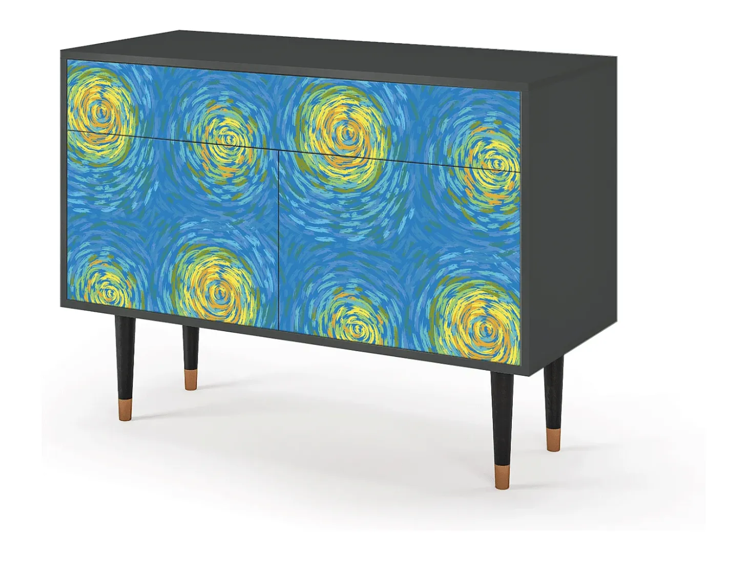 Aparador - 115x85x48 cm - BS4 - Van Gogh Lights, Antracita