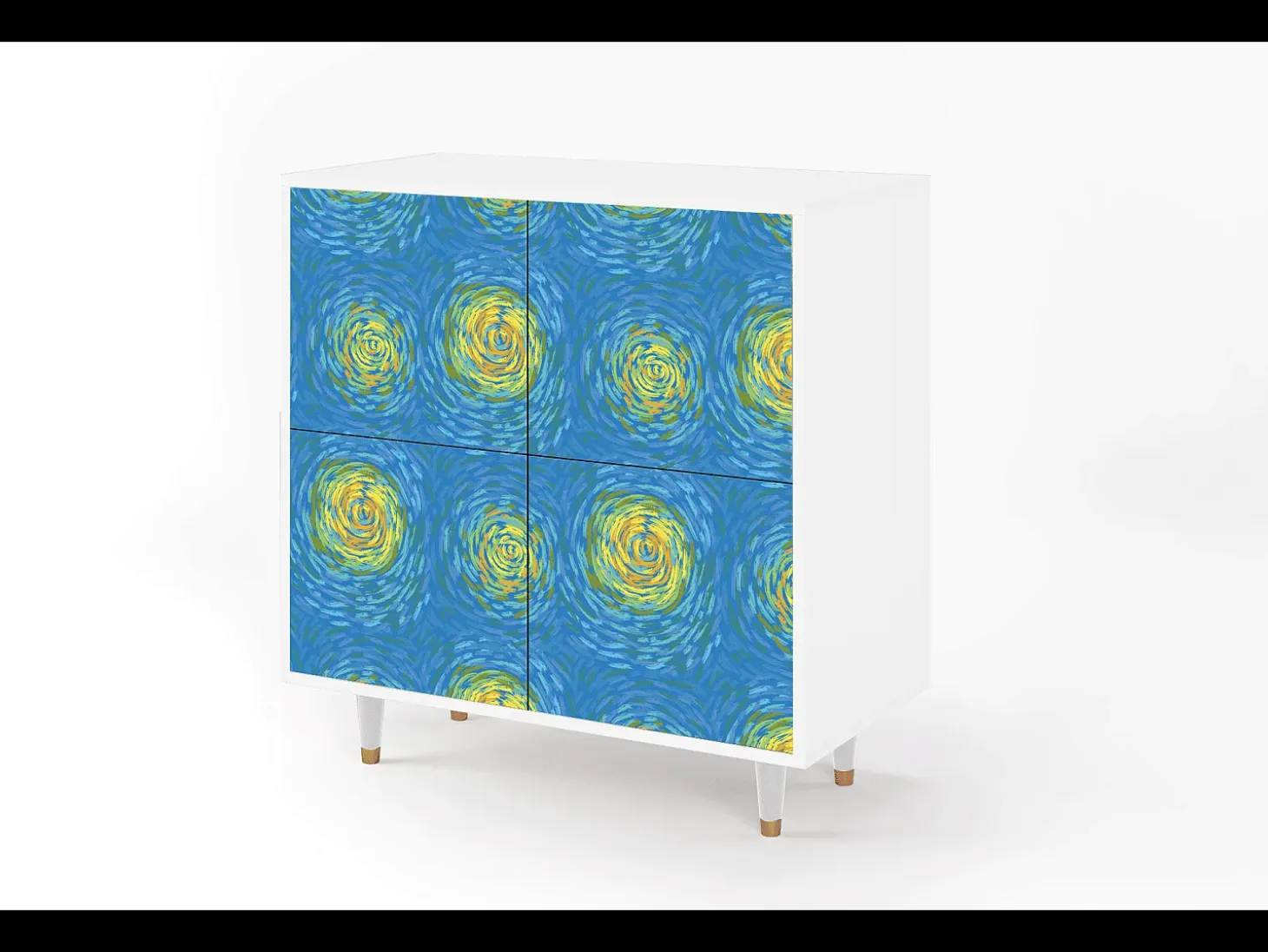 Aparador - 94x96x48 cm - BS3 - Van Gogh Lights, Blanco
