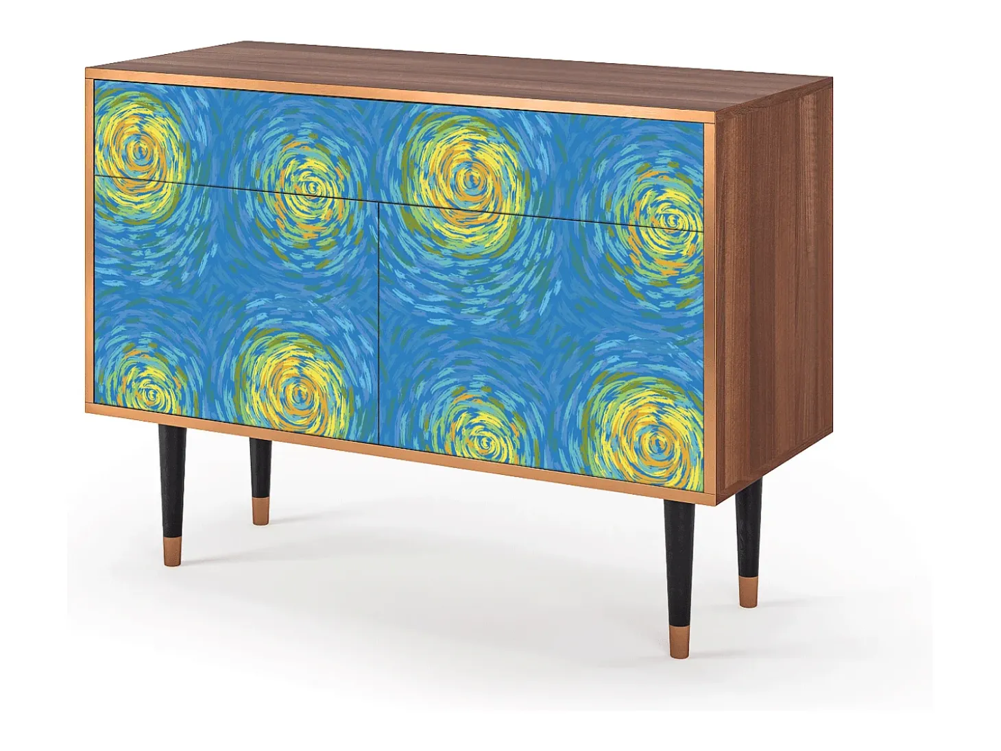 Aparador - 115x85x48 cm - BS4 - Van Gogh Lights, Nogal