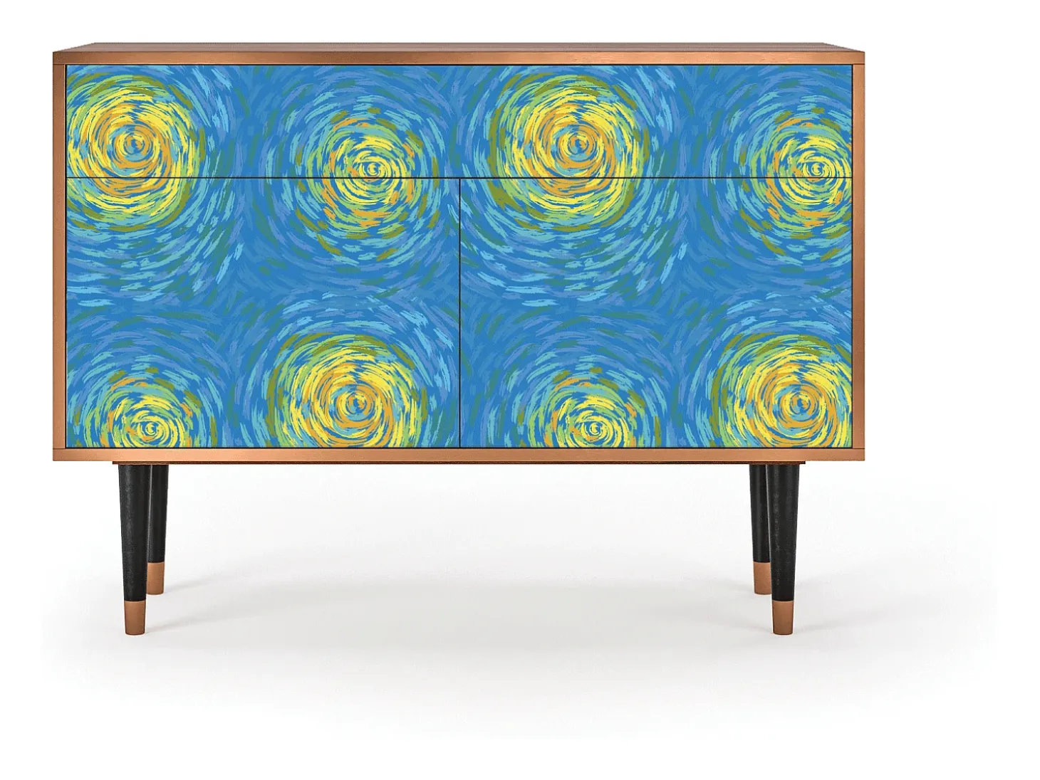 Aparador - 115x85x48 cm - BS4 - Van Gogh Lights, Nogal
