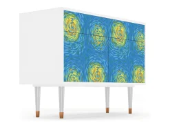 Aparador - 115x85x48 cm - BS4 - Van Gogh Lights, Blanco