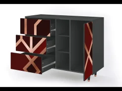 Aparador - 125x98x48 cm - BS2 - Velvet 1920's, Antracita