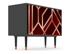 Aparador - 115x85x48 cm - BS4 - Velvet 1920's, Antracita