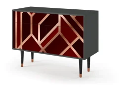 Aparador - 115x85x48 cm - BS4 - Velvet 1920's, Antracita