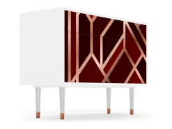 Aparador - 115x85x48 cm - BS4 - Velvet 1920's, Blanco