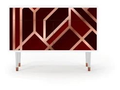 Aparador - 115x85x48 cm - BS4 - Velvet 1920's, Blanco