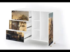 Aparador - 125x98x48 cm - BS2 - Venice, Blanco