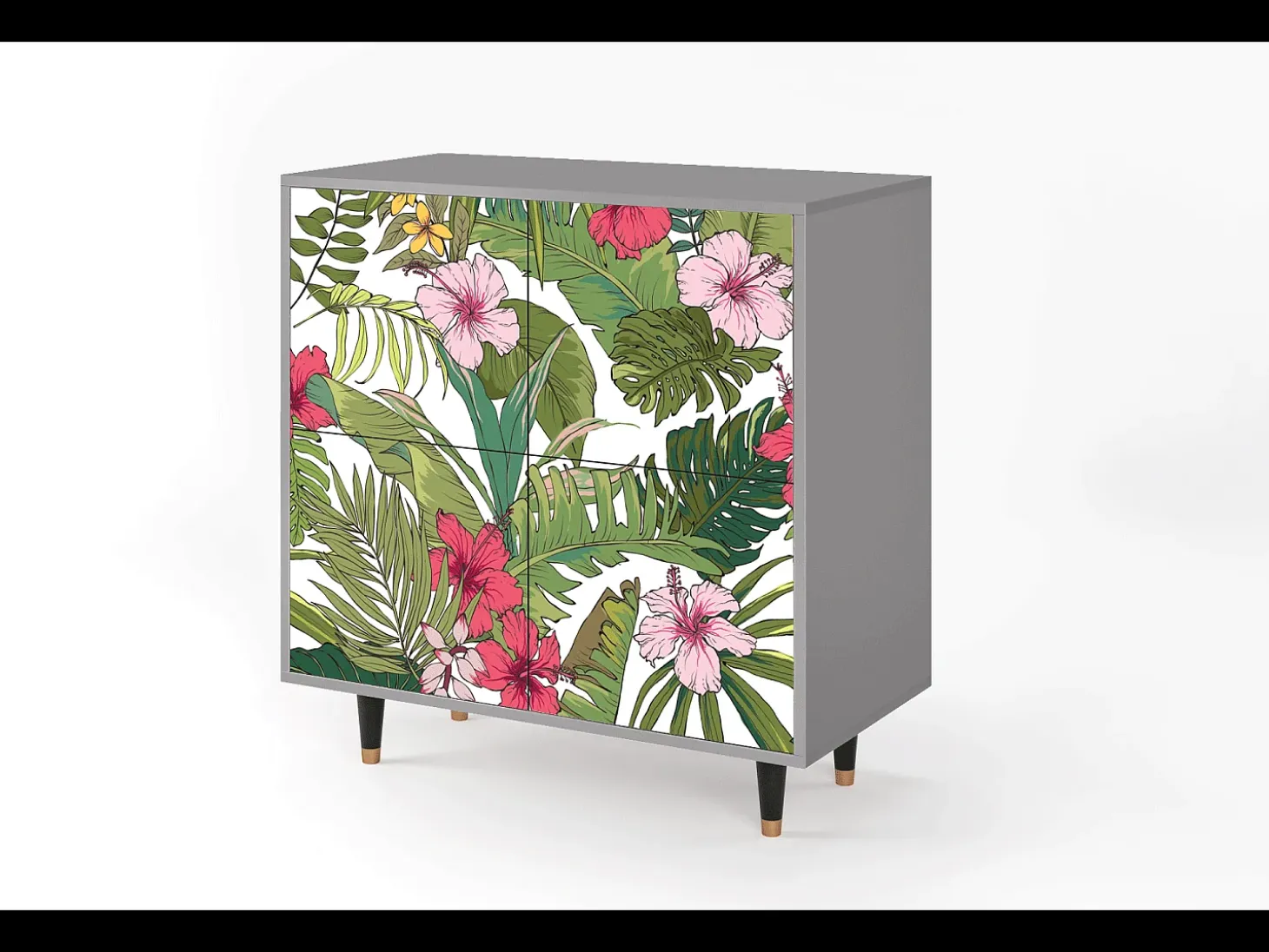 Aparador - 94x96x48 cm - BS3 - Verdant Tropics, Gris