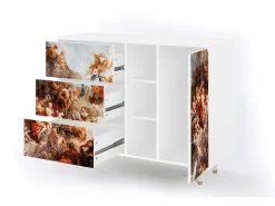 Aparador - 125x98x48 cm - BS2 - Versailles, Blanco