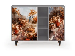 Aparador - 125x98x48 cm - BS2 - Versailles, Gris