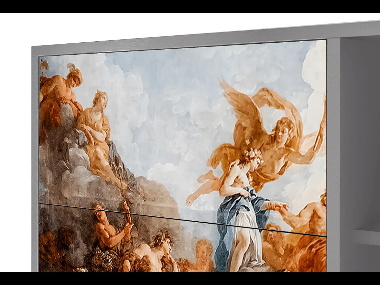 Aparador - 125x98x48 cm - BS2 - Versailles, Gris