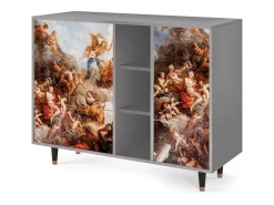 Aparador - 125x98x48 cm - BS2 - Versailles, Gris