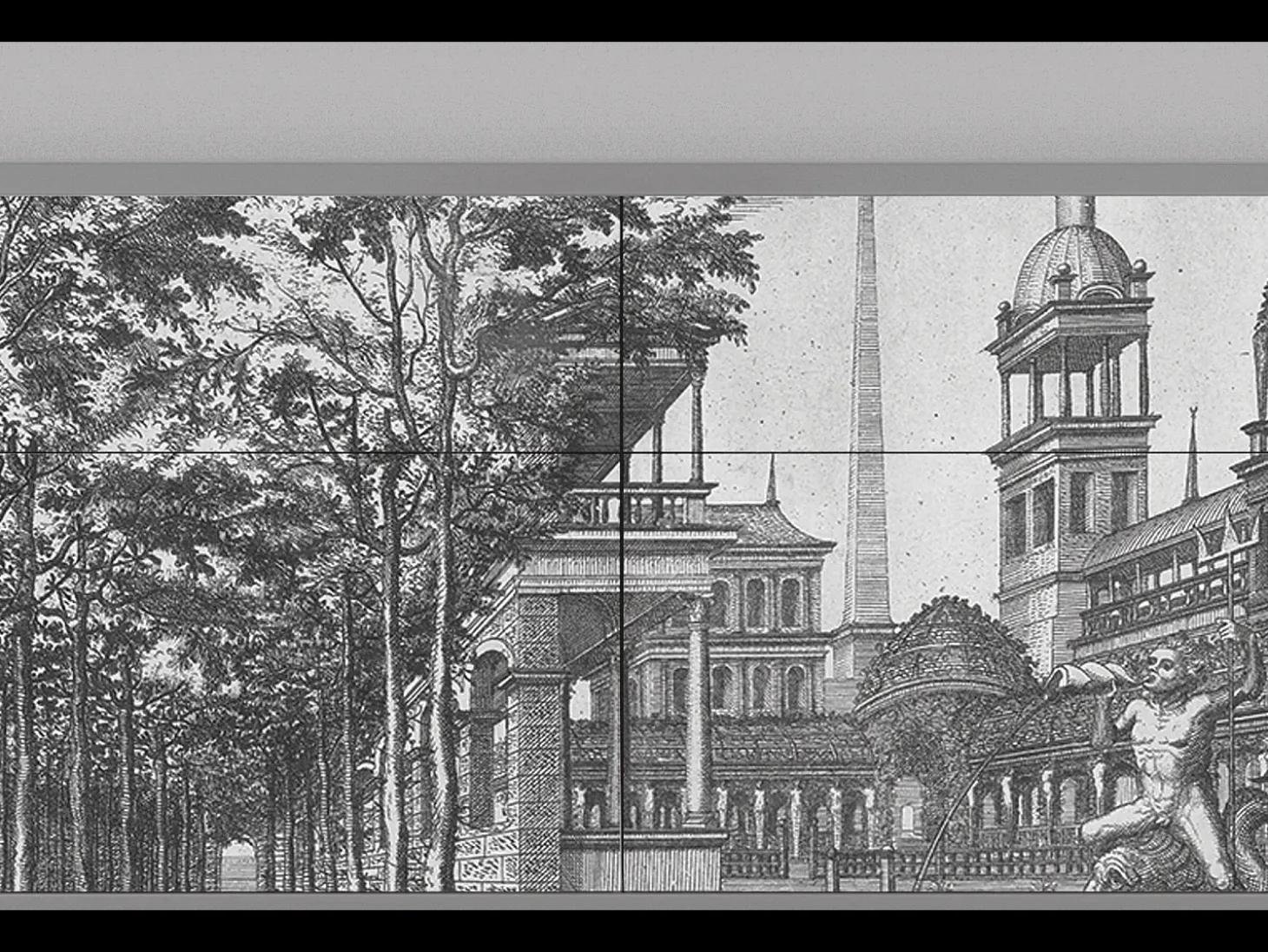 Aparador - 115x85x48 cm - BS4 - View of the Piazza, Gris