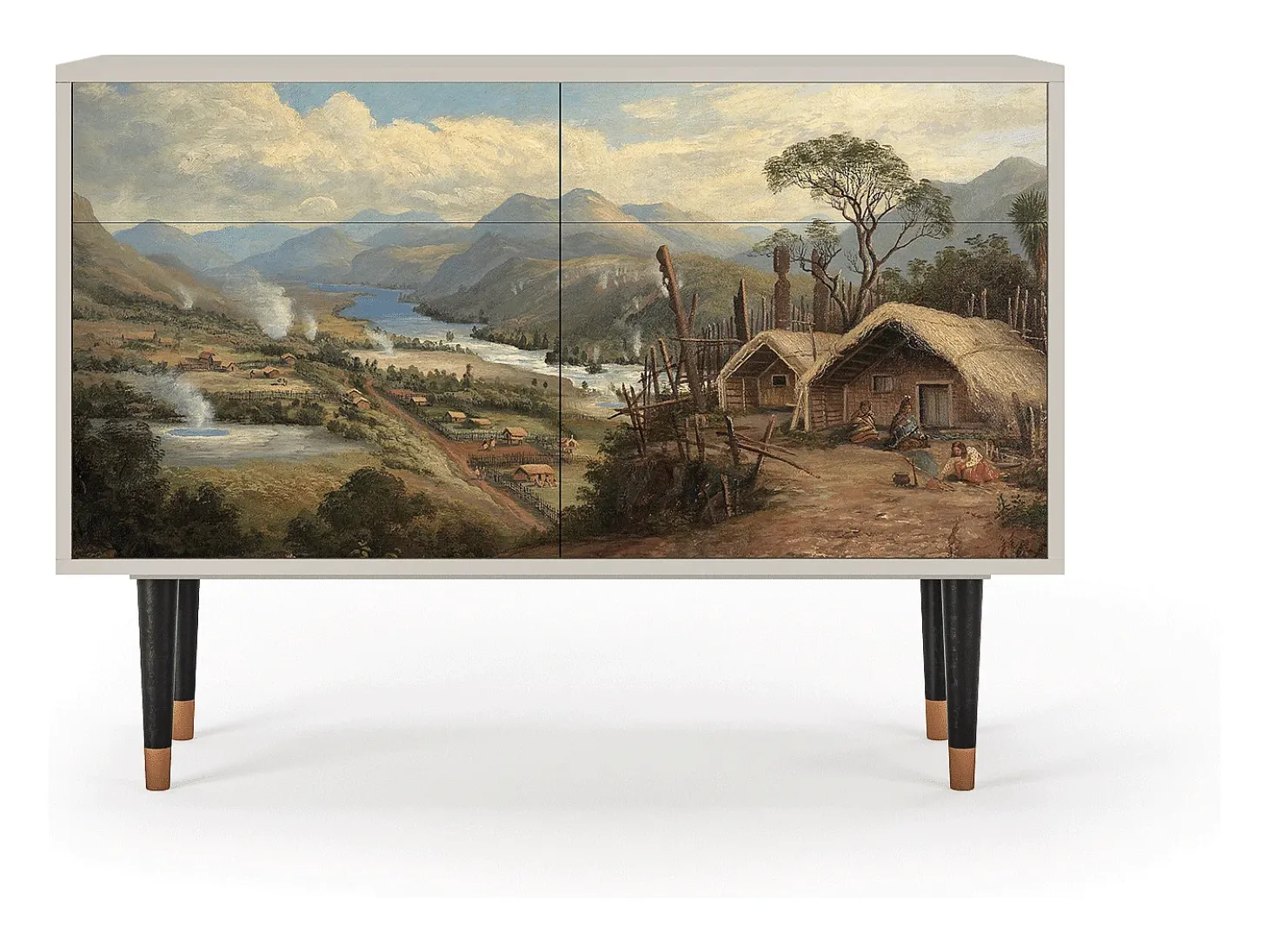 Aparador - 115x85x48 cm - BS4 - View Across the Plains , Arena