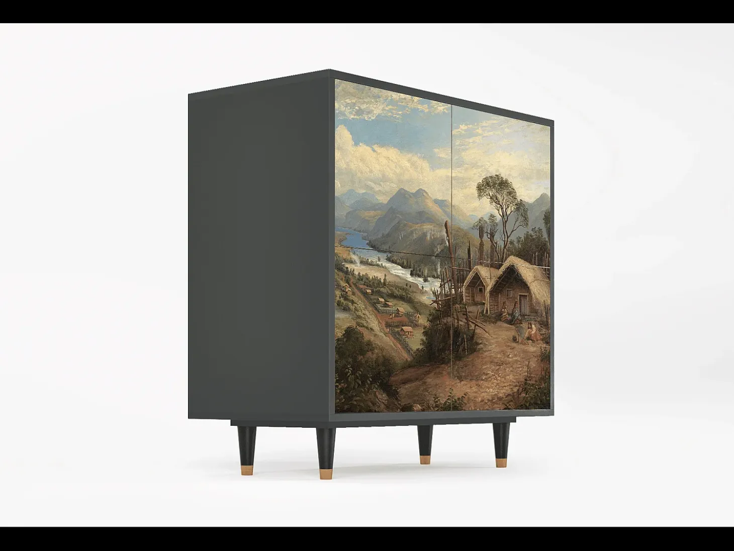Aparador - 94x96x48 cm - BS3 - View Across the Plains , Antracita