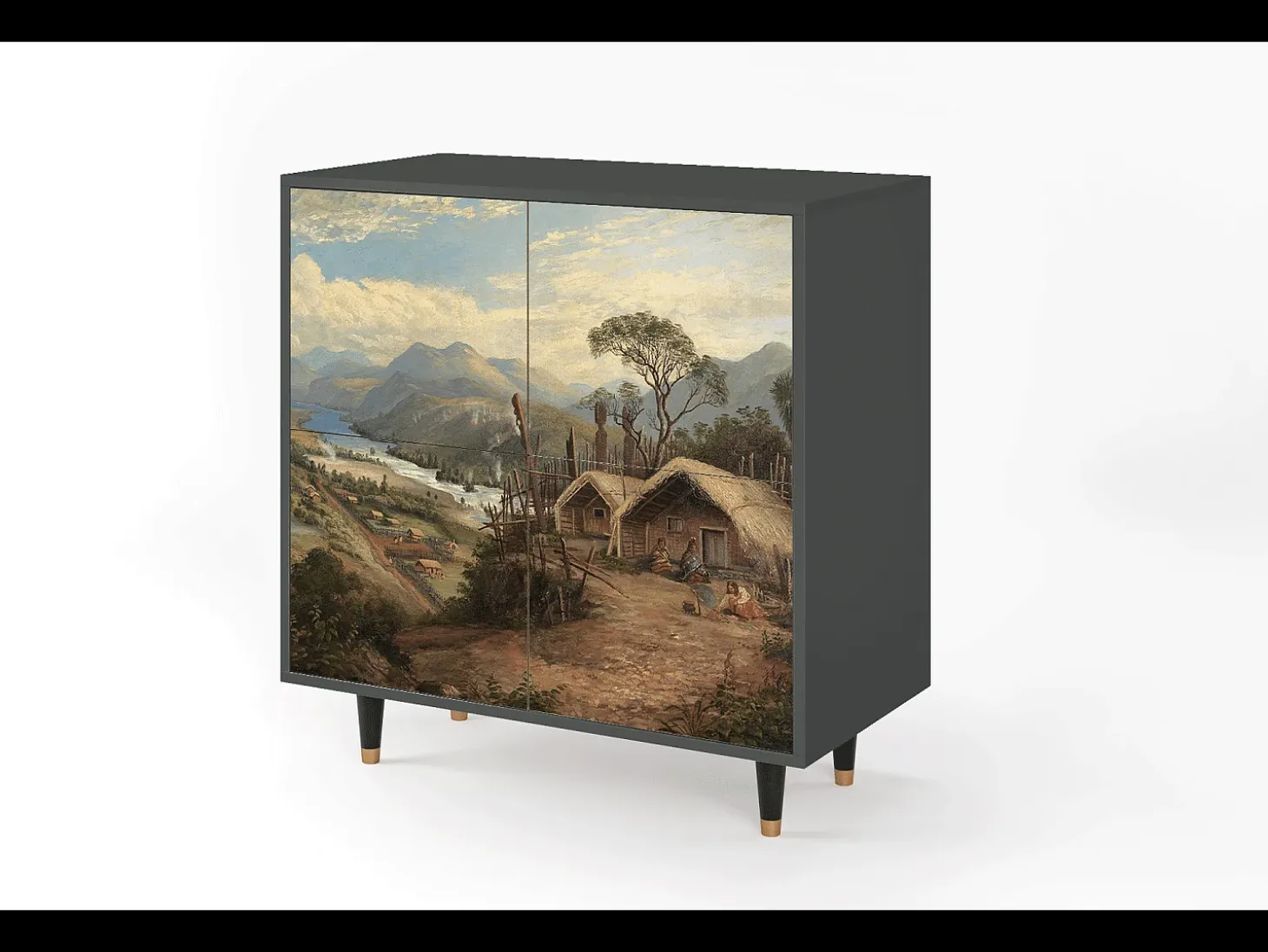 Aparador - 94x96x48 cm - BS3 - View Across the Plains , Antracita