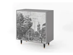 Aparador - 94x96x48 cm - BS3 - View of the Piazza, Gris