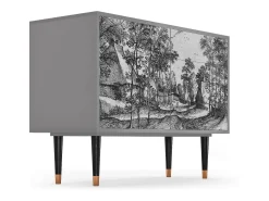 Aparador - 115x85x48 cm - BS4 - Village Road, Gris