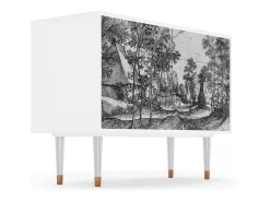 Aparador - 115x85x48 cm - BS4 - Village Road, Blanco