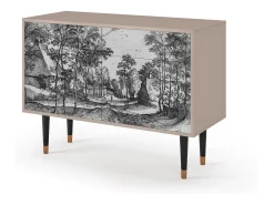 Aparador - 115x85x48 cm - BS4 - Village Road, Latte