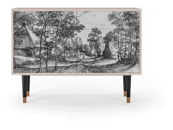 Aparador - 115x85x48 cm - BS4 - Village Road, Latte