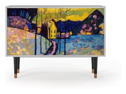 Aparador - 115x85x48 cm - BS4 - Winter Landscape, Gris