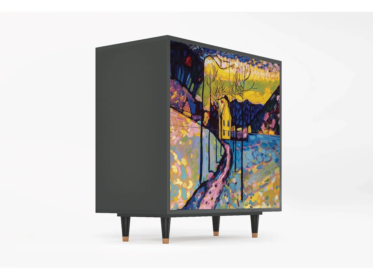 Aparador - 94x96x48 cm - BS3 - Winter Landscape, Antracita
