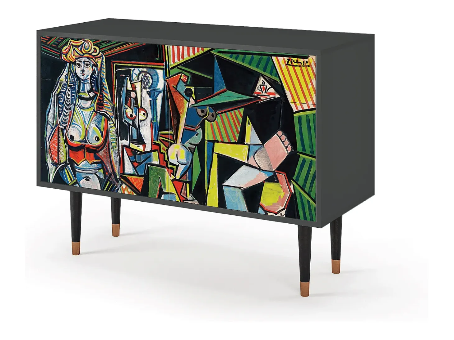 Aparador - 115x85x48 cm - BS4 - Women of Algiers, Antracita