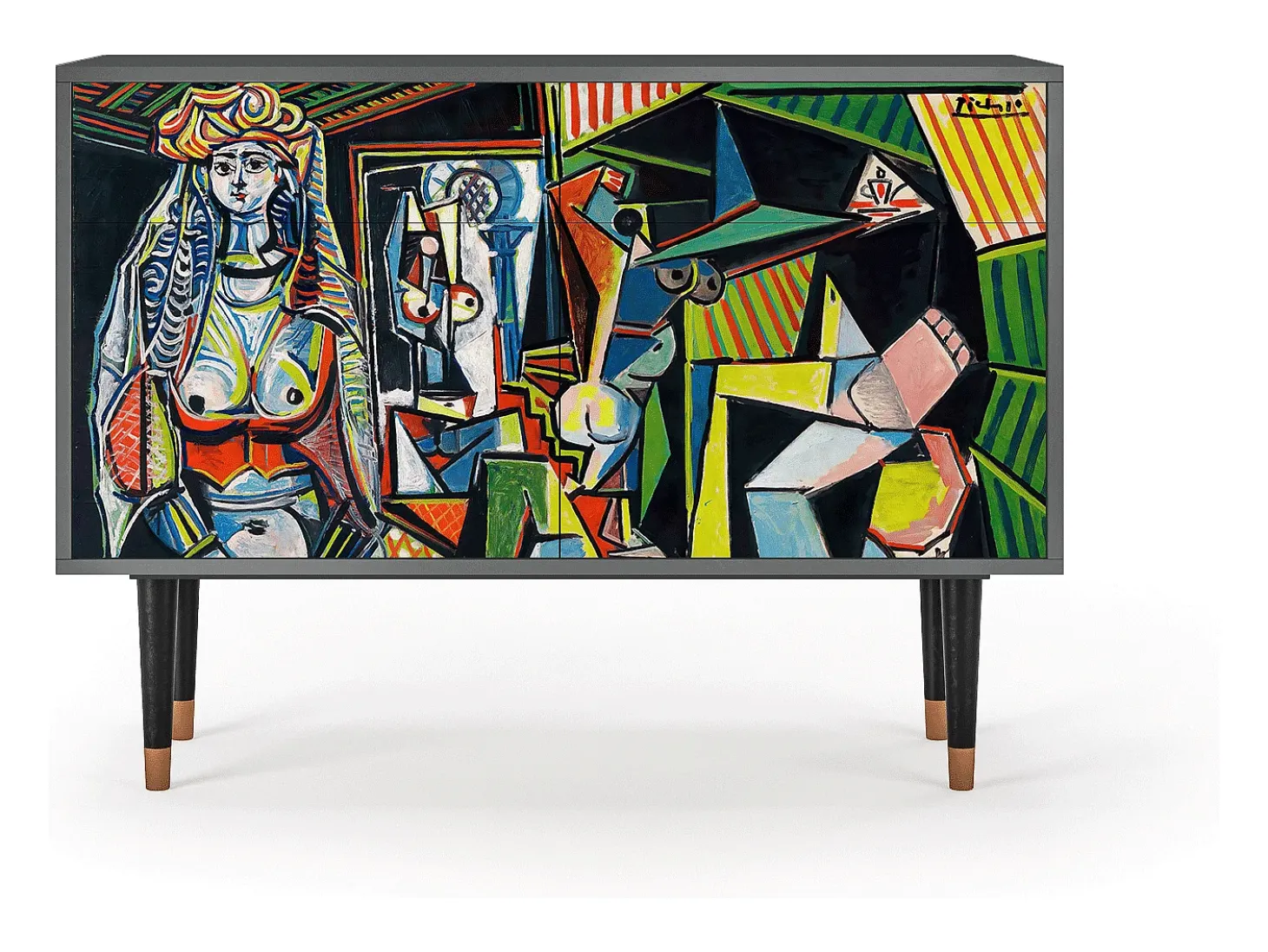 Aparador - 115x85x48 cm - BS4 - Women of Algiers, Antracita