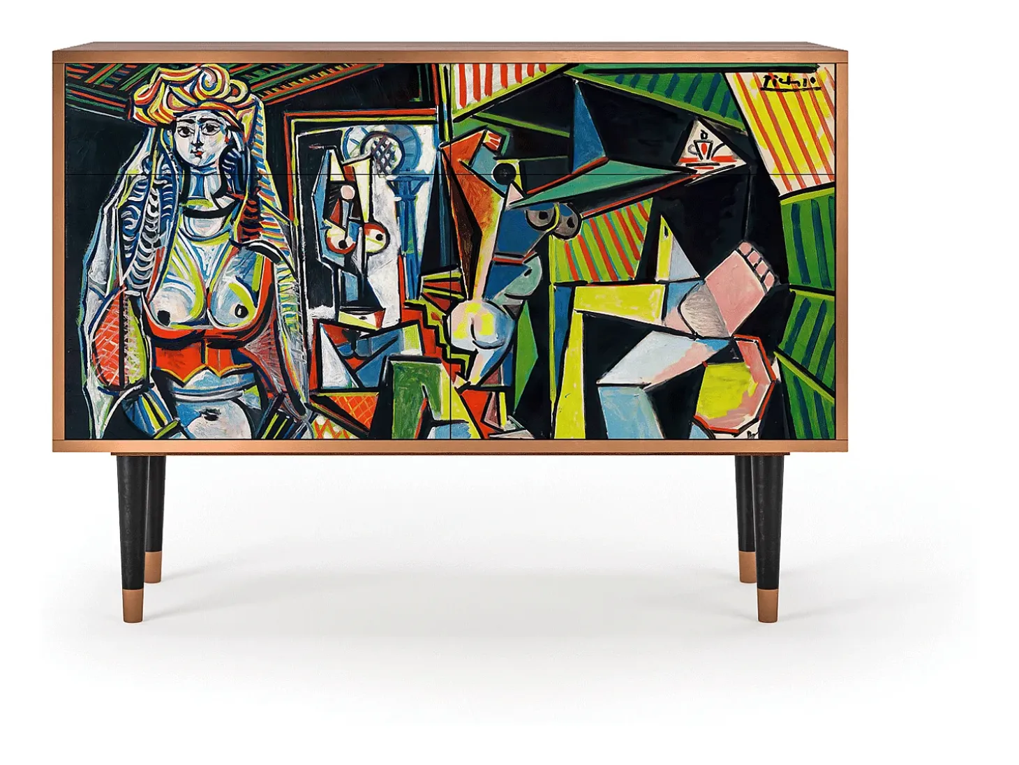 Aparador - 115x85x48 cm - BS4 - Women of Algiers, Nogal