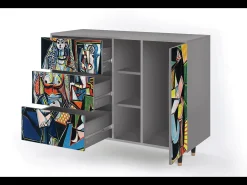 Aparador - 125x98x48 cm - BS2 - Women of Algiers, Gris