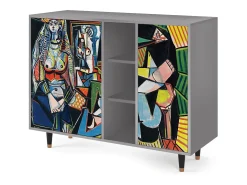 Aparador - 125x98x48 cm - BS2 - Women of Algiers, Gris