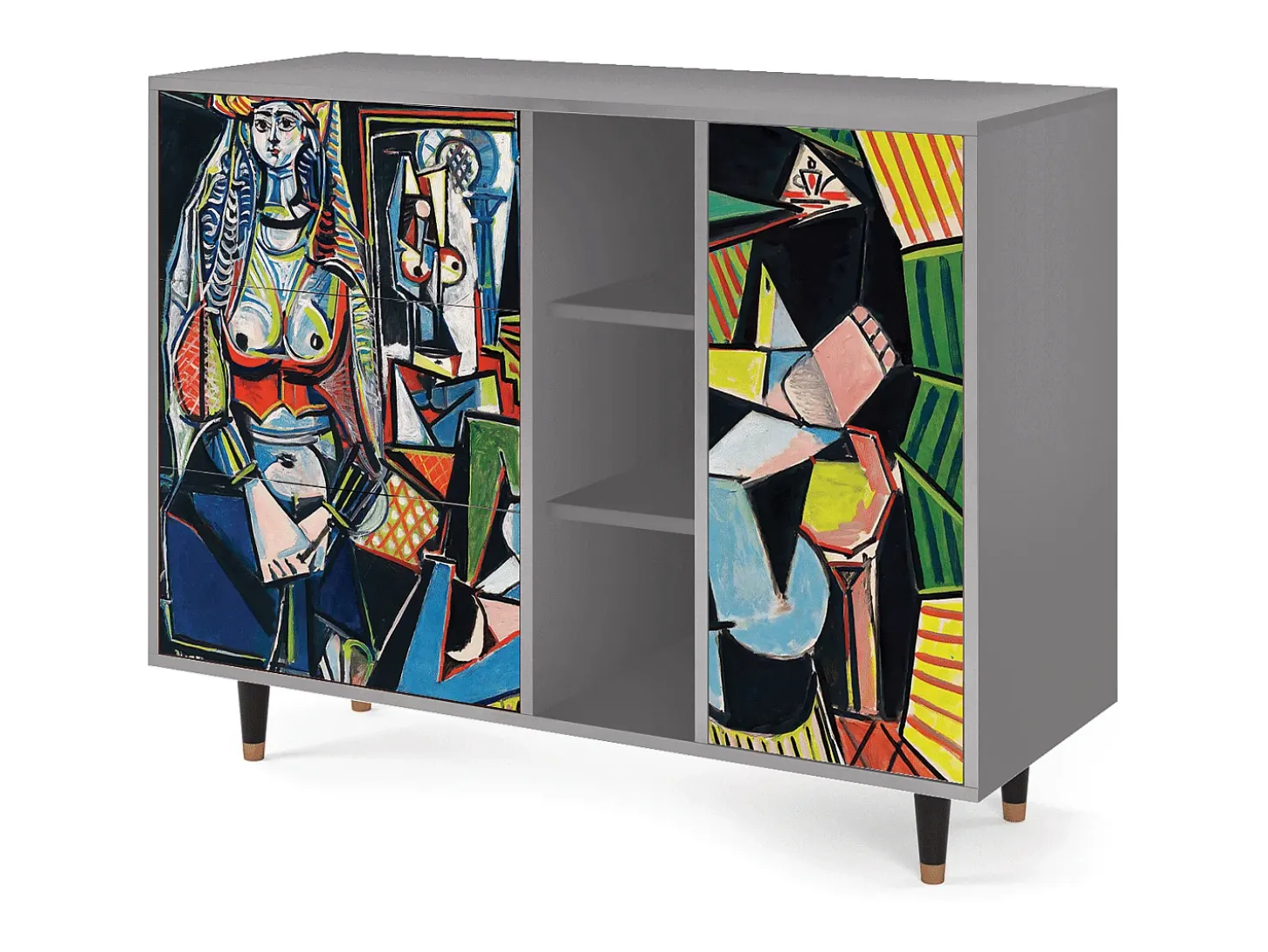 Aparador - 125x98x48 cm - BS2 - Women of Algiers, Gris