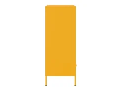 Aparador acero amarillo mostaza 68x39x101,5 cm