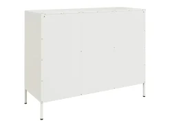 Aparador acero blanco 100,5x39x79 cm