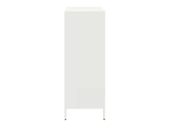 Aparador acero blanco 68x39x103,5 cm