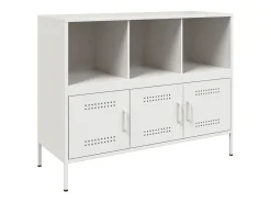 Aparador acero blanco 100,5x39x79 cm