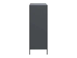Aparador acero gris antracita 68x39x101,5 cm