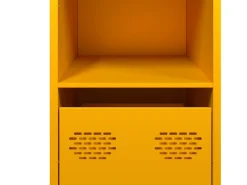Aparador acero laminado frío amarillo mostaza 101,5x39x73,5 cm