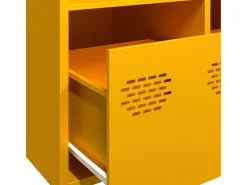 Aparador acero laminado frío amarillo mostaza 101,5x39x73,5 cm