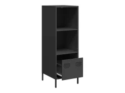 Aparador acero negro 35x39x103,5 cm