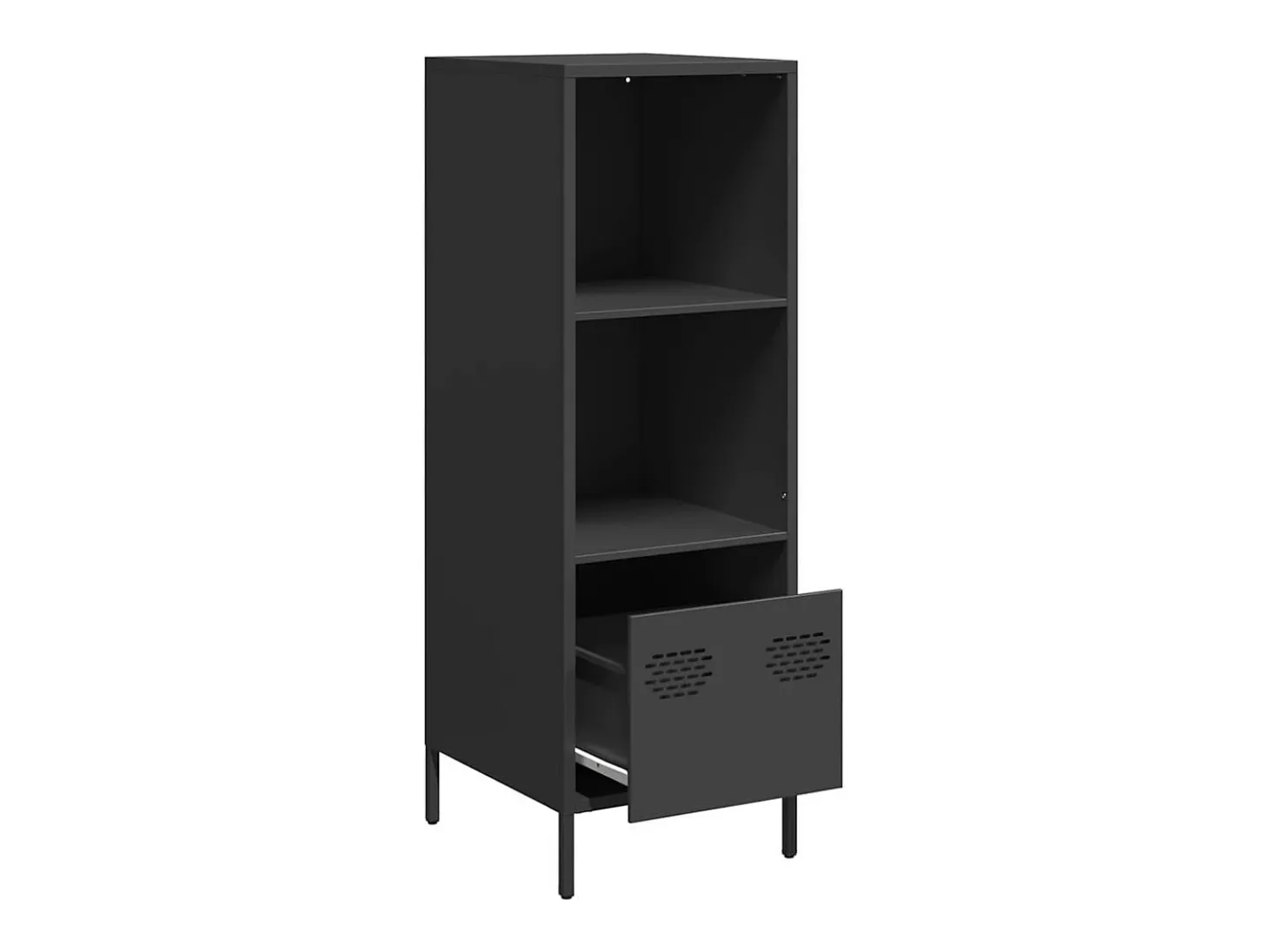 Aparador acero negro 35x39x103,5 cm
